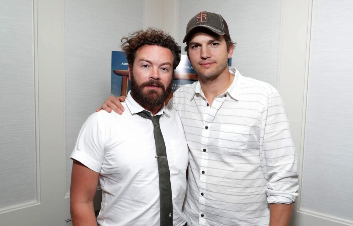 Danny Masterson a Ashton Kutcher při propagaci sitcomu Ranč.