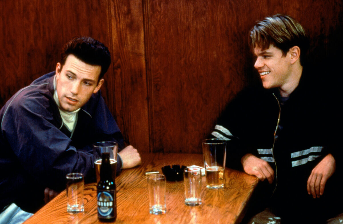 Matt Damon a Ben Affleck v populárním filmu Dobrý WIll Hunting z roku 1997