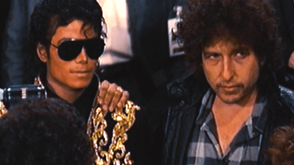 Michael Jackson a Bob Dylan. 