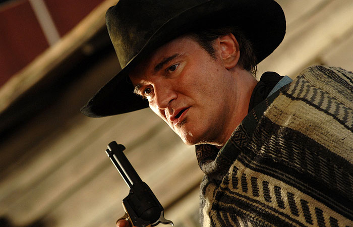 Režisér Quentin Tarantino ve filmu Nemilosrdný střelec (2007).