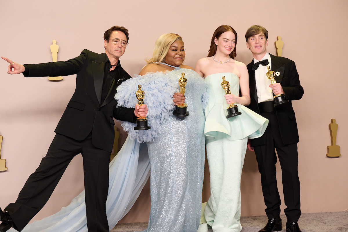 Robert Downey, Jr., Da'Vine Joy Randolph, Emma Stone, and Cillian Murphy