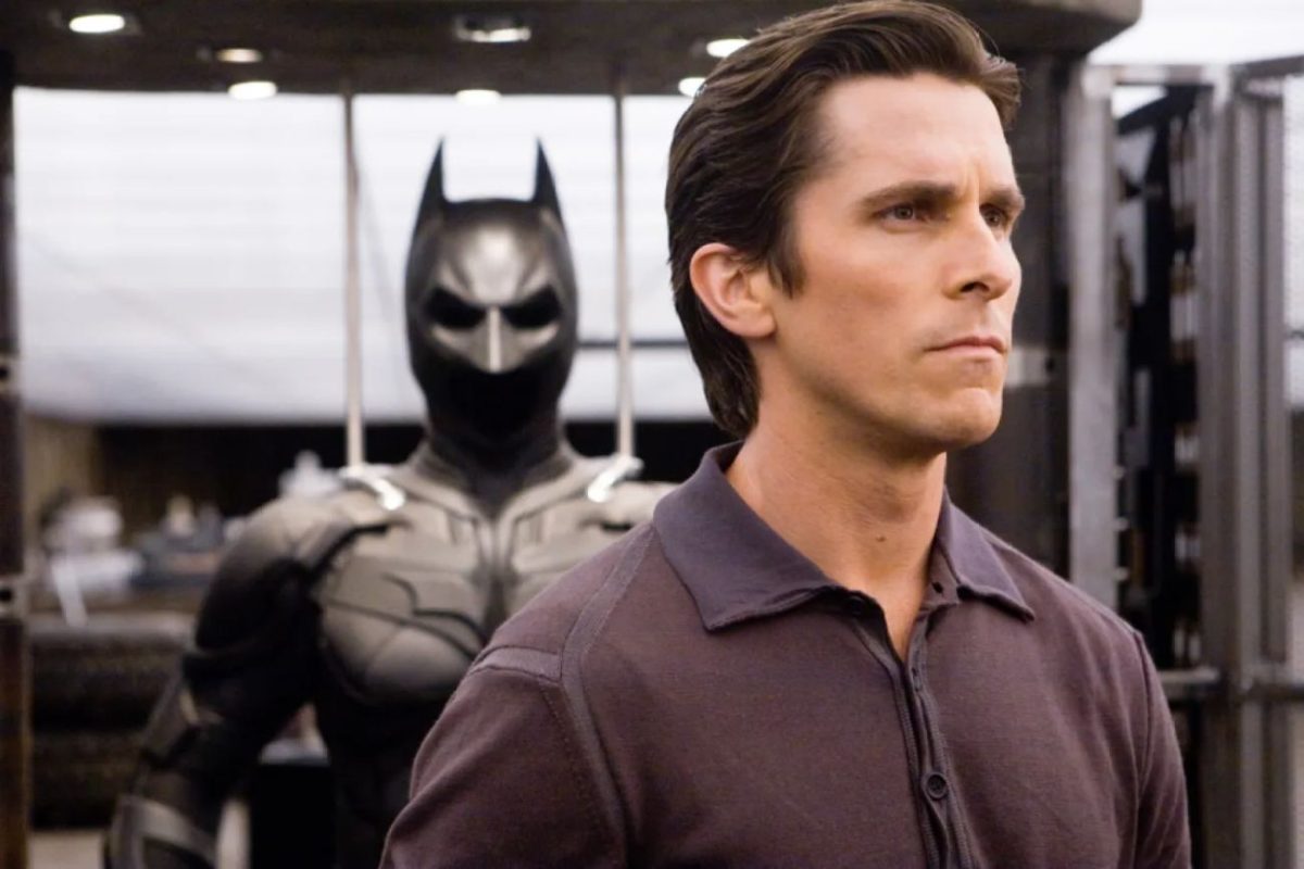 Christian Bale v roli Batmana ve filmu Temný rytíř.