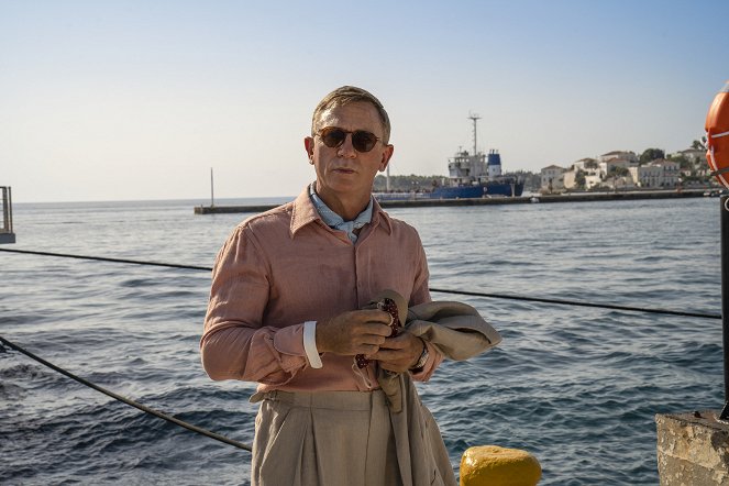 Daniel Craig v detektivce Na nože: Glass Onion z roku 2022.
